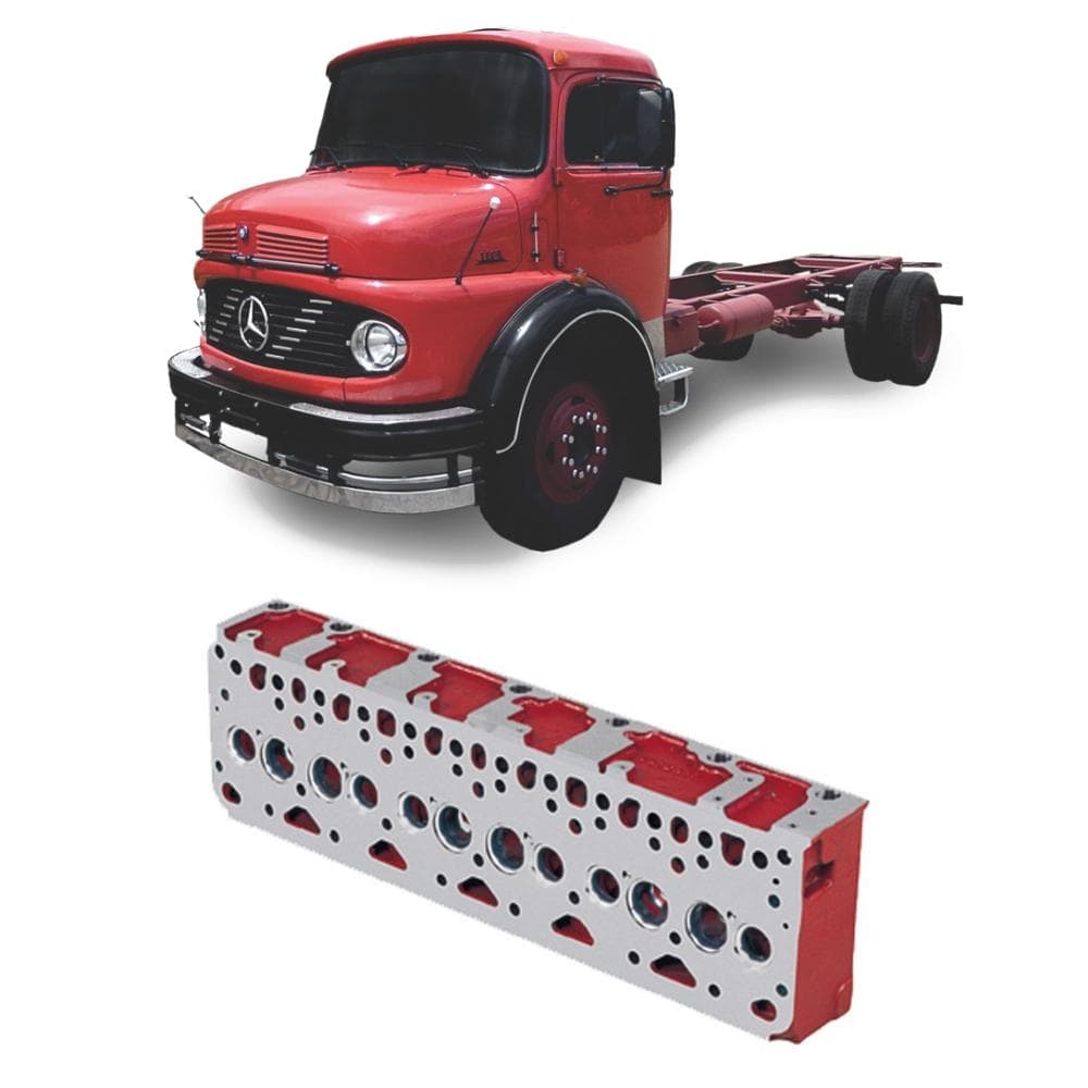 Cabeçote Mb 1113 1313 1513 2013 Om352 45Gr Maçarico